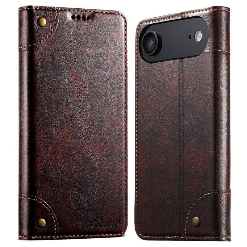 Etui Folio iPhone Air Vintage Suteni