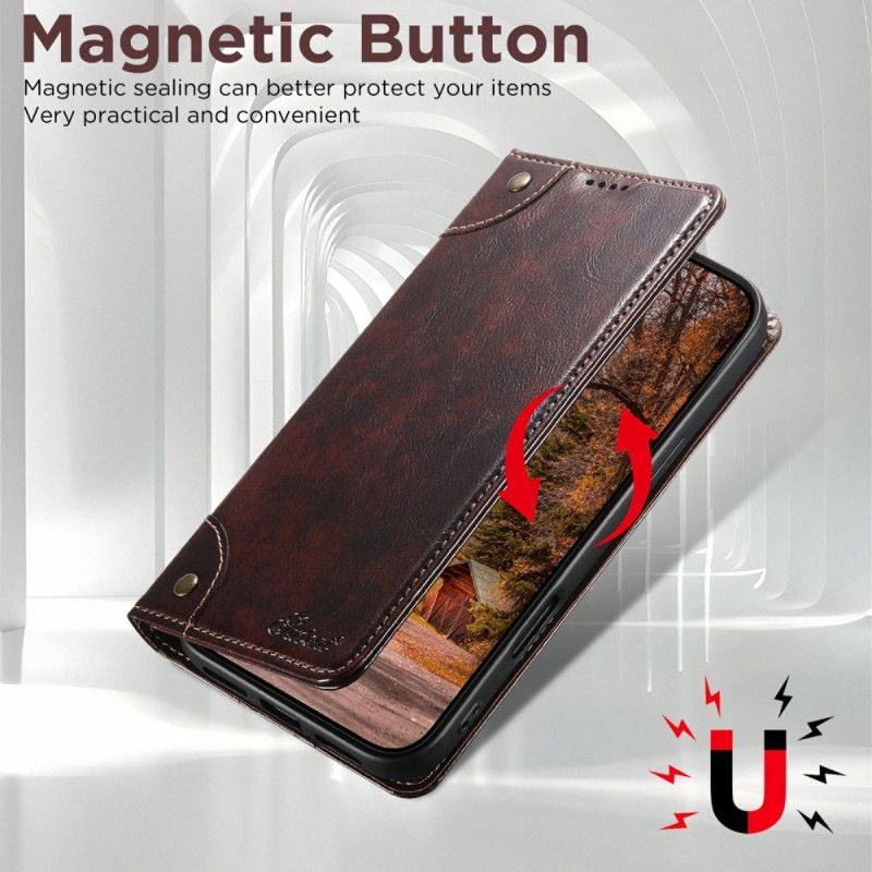 Etui Folio iPhone Air Vintage Suteni