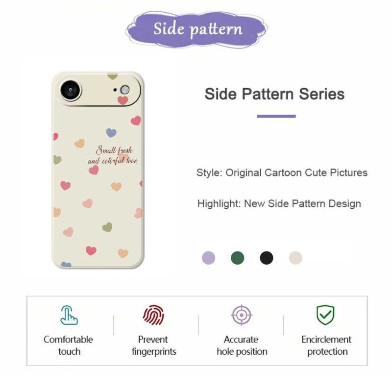 Etui iPhone Air Kolorowe Serca