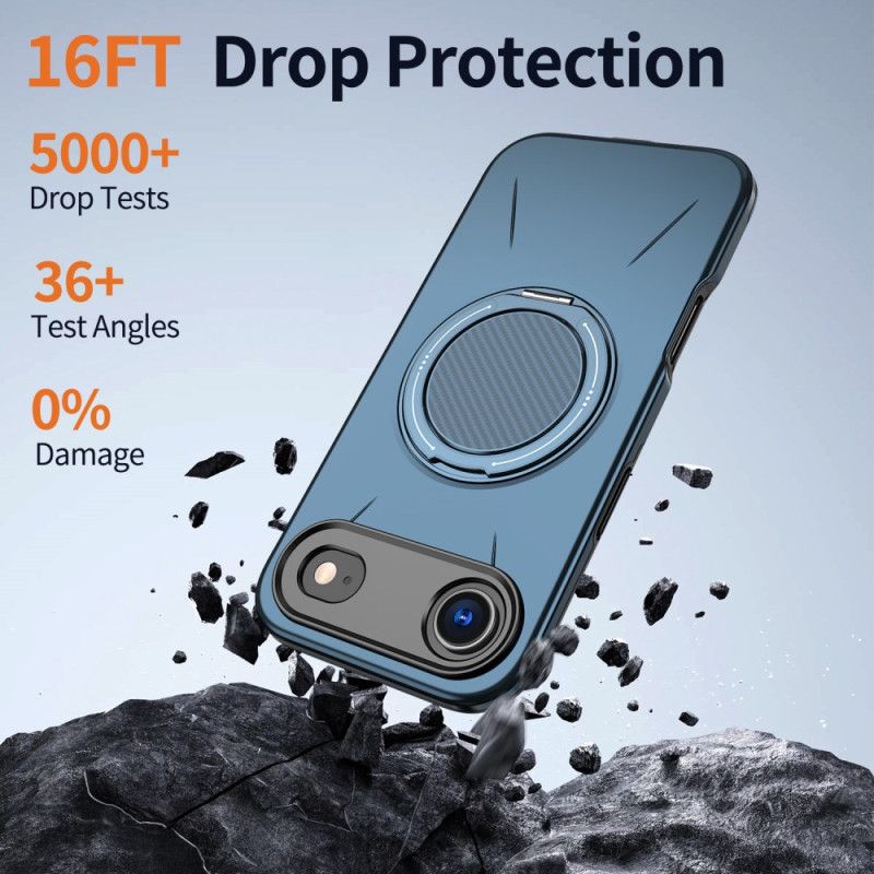 Etui iPhone Air Magsafe Z Obrotowym Uchwytem W Stylu Metalicznym Etui Ochronne