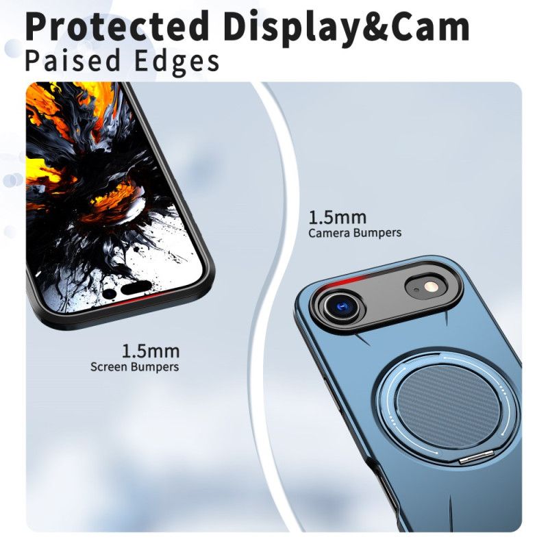 Etui iPhone Air Magsafe Z Obrotowym Uchwytem W Stylu Metalicznym Etui Ochronne