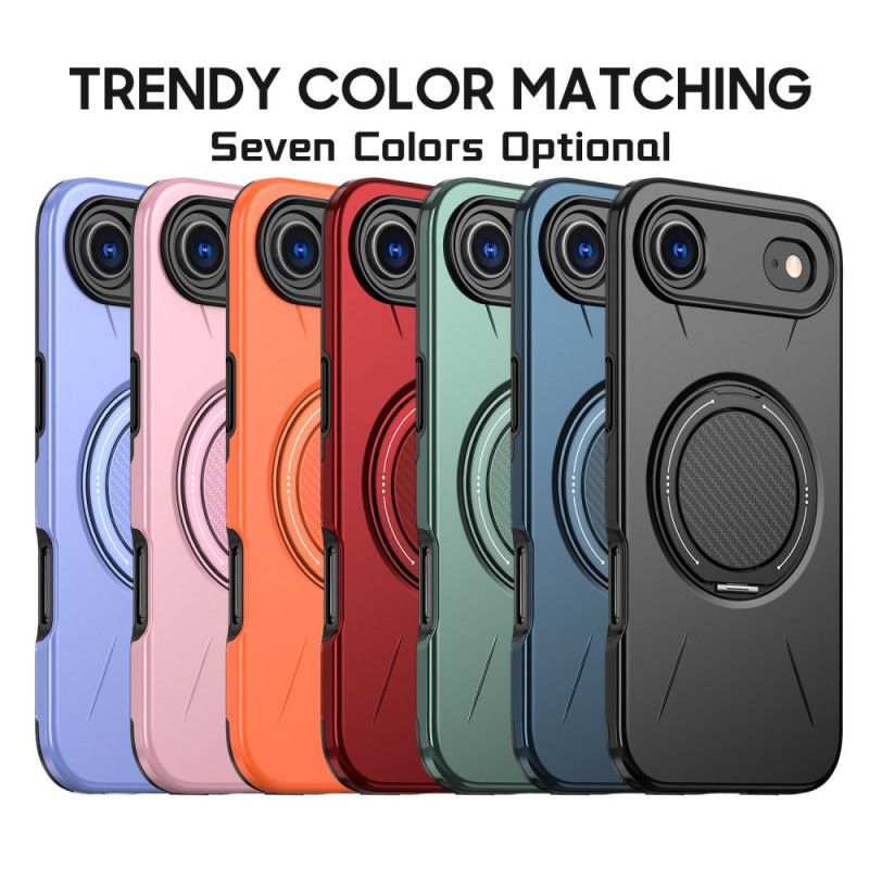 Etui iPhone Air Magsafe Z Obrotowym Uchwytem W Stylu Metalicznym Etui Ochronne