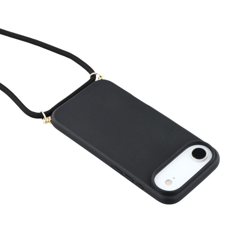 Etui iPhone Air Z Silikonowym Sznurkiem I Słomą Pszenną