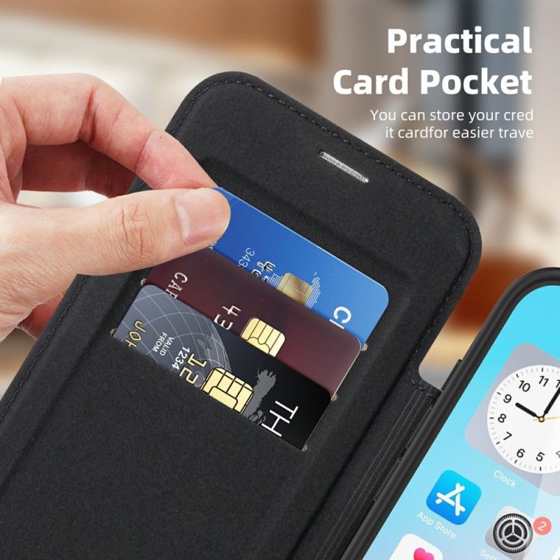 Flip Kotelot iPhone Air Etui Na Telefon Magsafe Kompatybilne Z Uchwytem Na Kartę Rfid