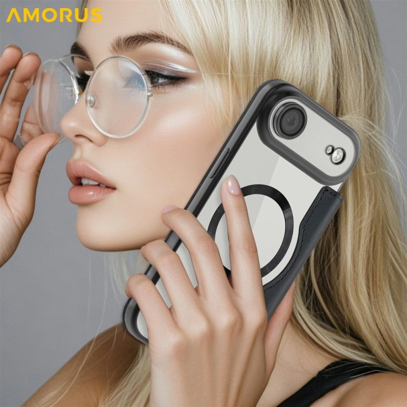 Flip Kotelot iPhone Air Etui Na Telefon Magsafe Kompatybilny Z Uchwytem Na Karty Rfid