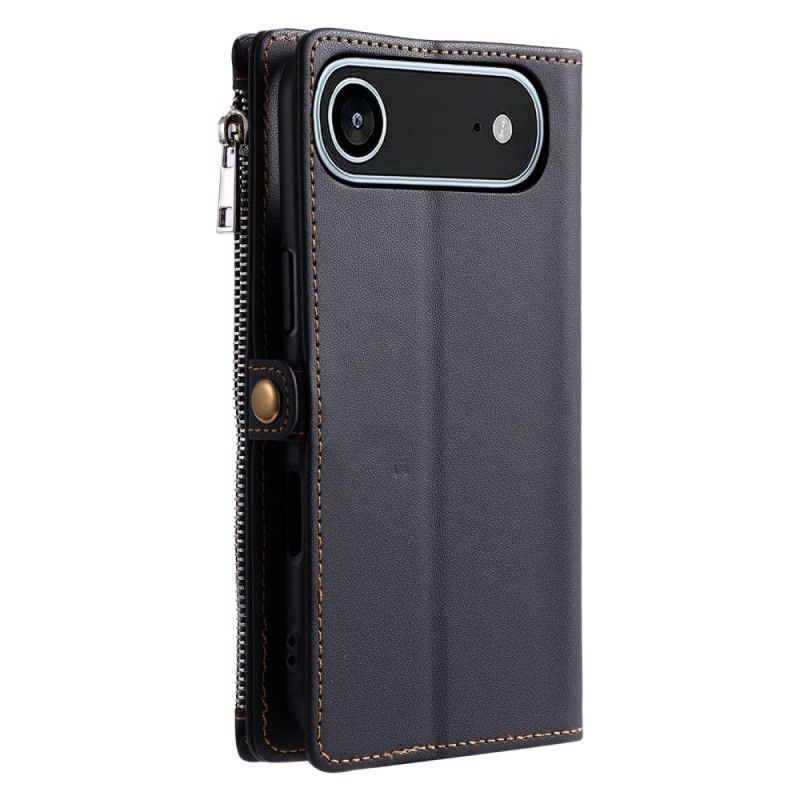 Skórzany Futerał iPhone Air Etui Na Telefon Design Vintage