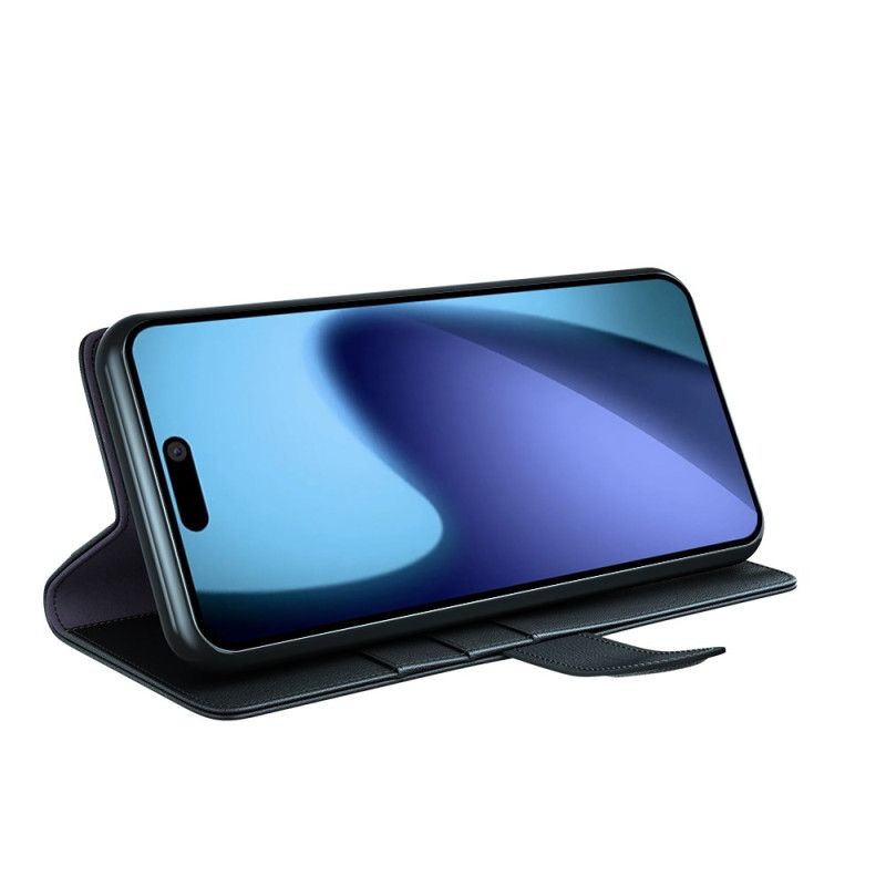 Skórzany Futerał iPhone Air Etui Na Telefon Portfel Z Prawdziwej Skóry