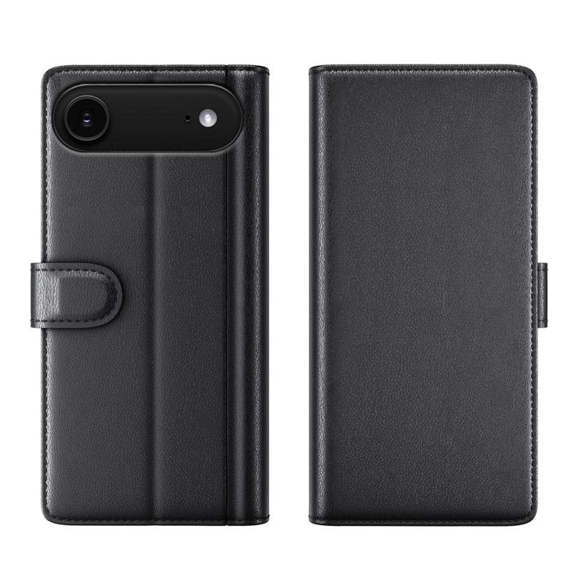 Skórzany Futerał iPhone Air Etui Na Telefon Portfel Z Prawdziwej Skóry