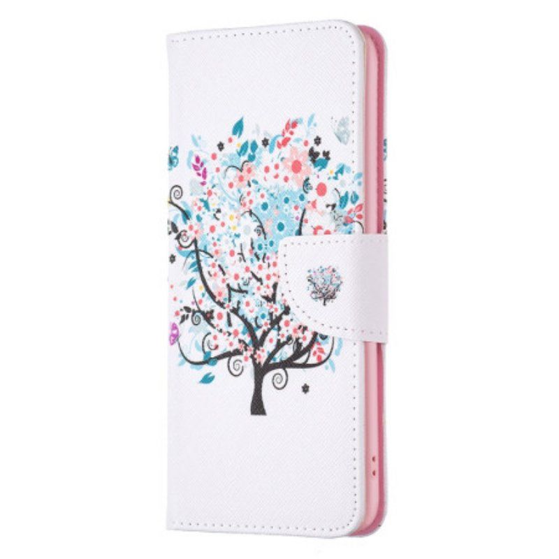 Etui Folio do Poco X5 5G Kwitnące Drzewo