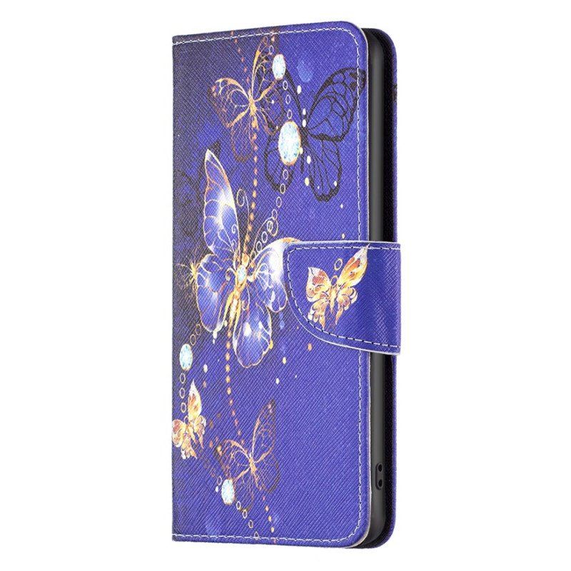 Etui Folio do Poco X5 5G Motyle