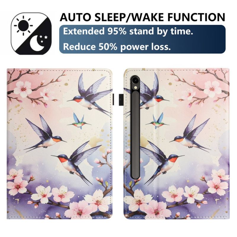 Case Samsung Galaxy Tab S10 Fe Etui Na Telefon Ptaki