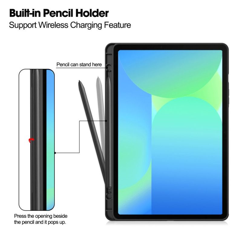 Etui Samsung Galaxy Tab S10 Fe Etui Na Telefon Efekt Skóry