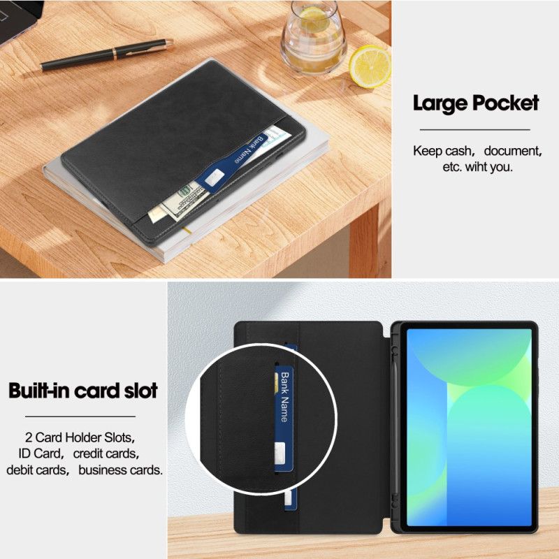 Etui Samsung Galaxy Tab S10 Fe Etui Na Telefon Efekt Skóry