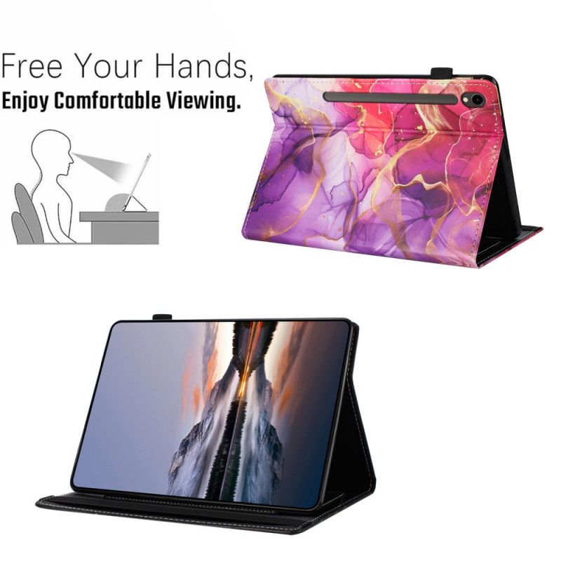 Etui Samsung Galaxy Tab S10 Fe Etui Na Telefon Marmurowy Duch