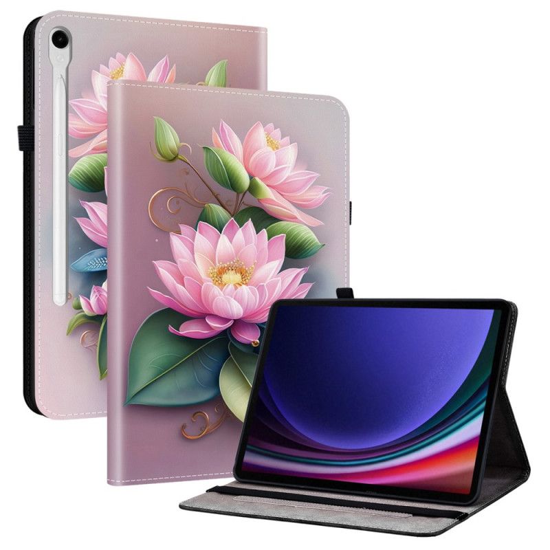 Etui Samsung Galaxy Tab S10 Fe Etui Na Telefon Wzór Lotosu