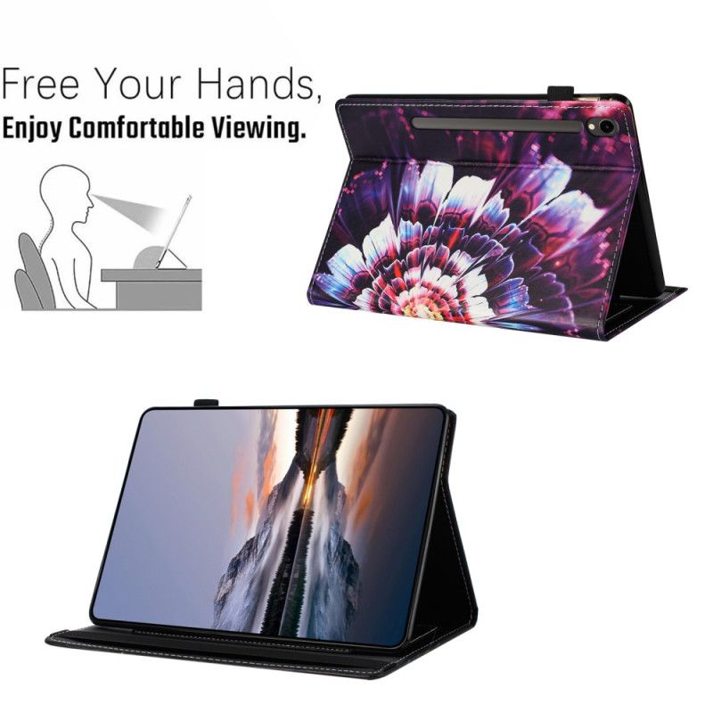 Etui Samsung Galaxy Tab S10 Fe Wzór Kwiatowy