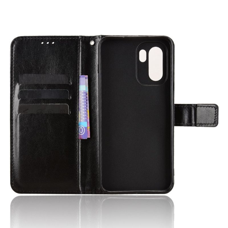 Etui Folio Oneplus 15r Błyszcząca Skóra Ekologiczna