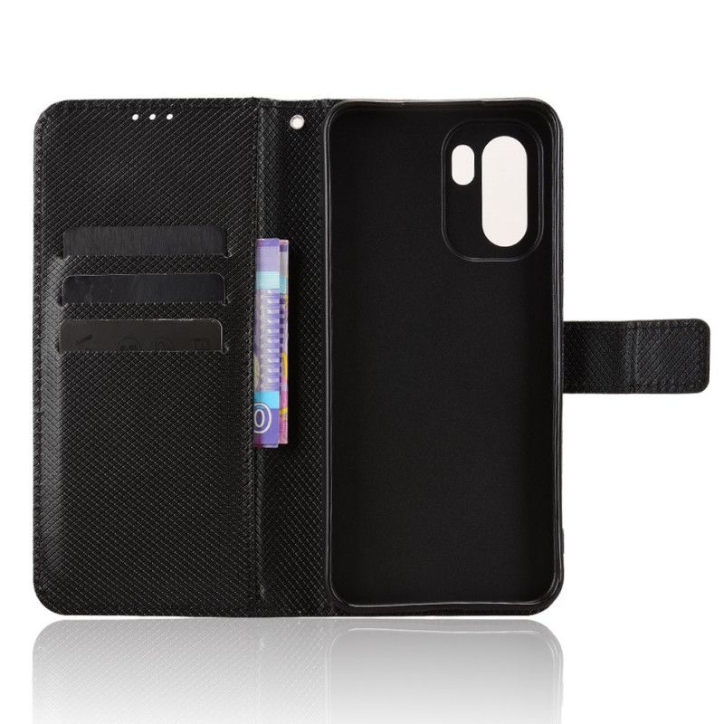 Etui Folio Oneplus 15r Tekstura Diamentowa Etui Ochronne