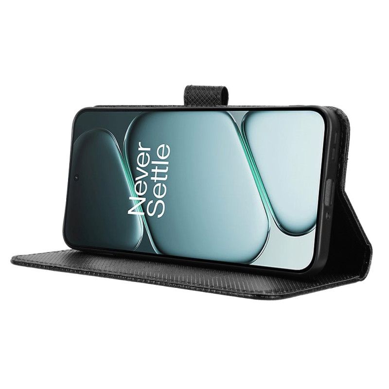 Etui Folio Oneplus 15r Tekstura Diamentowa Etui Ochronne