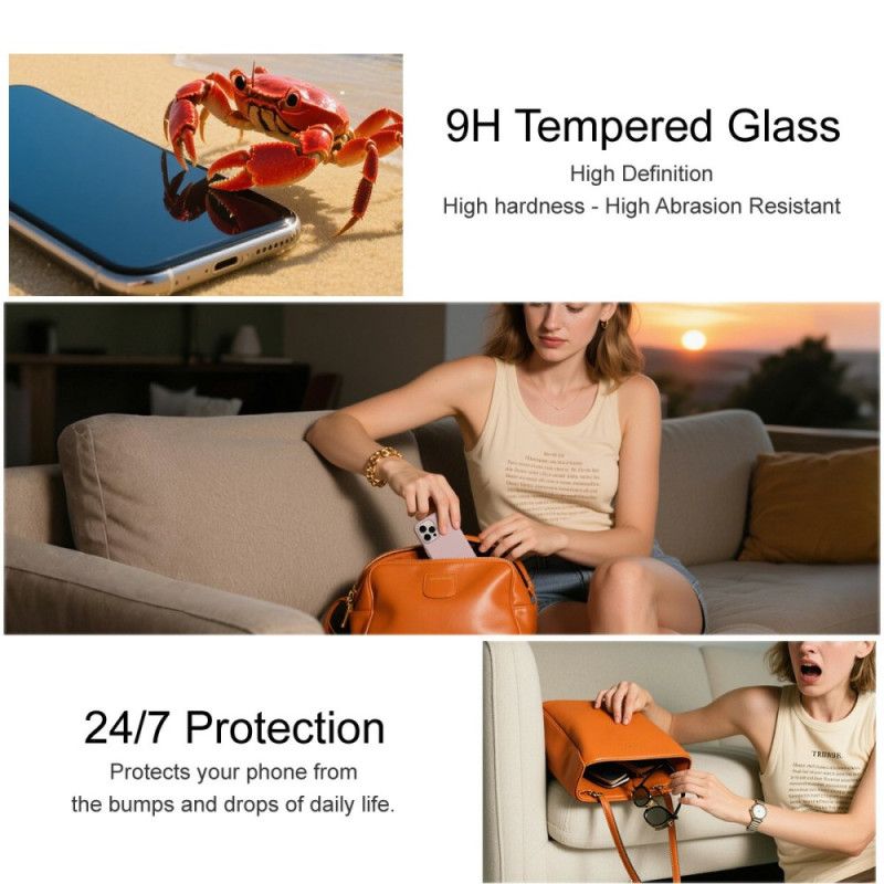 Szkło Hartowane Ochronne Na Ekran Do Oneplus 15r (odcisk Palca) Kompatybilny Z Odblokowaniem)