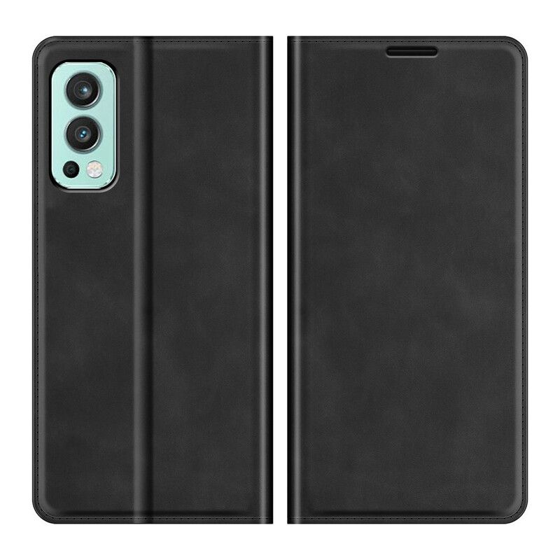 Flip Kotelot Oneplus Nord 2 5g Dotyk Skóry Etui Ochronne