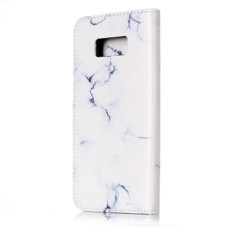 Etui Folio Samsung Galaxy S8 Magenta Biały Marmur