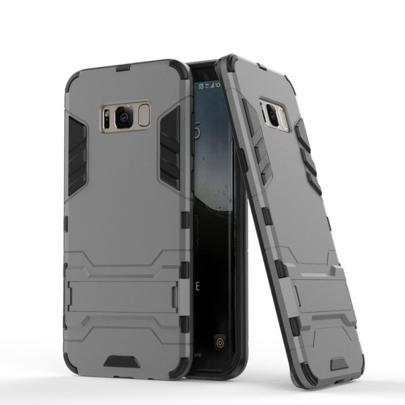 Etui Samsung Galaxy S8 Czerwony Szary Ultra Odporny