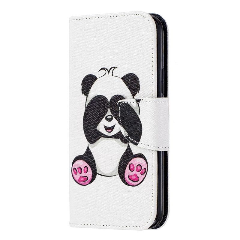 Etui Folio iPhone 11 Pro Zabawna Panda Etui Ochronne