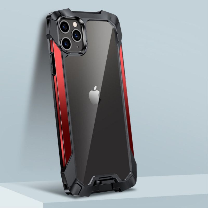 Etui iPhone 11 Pro Czerwony Czarny Super Mocny Elastyczny Etui Ochronne