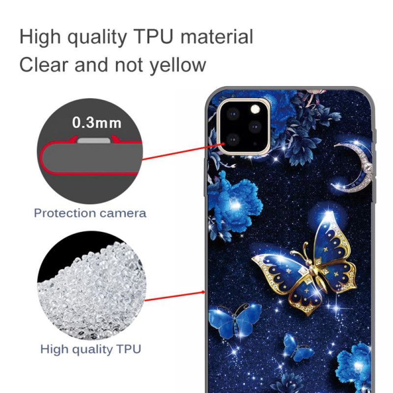 Etui iPhone 11 Pro Motyl W Księżycową Noc