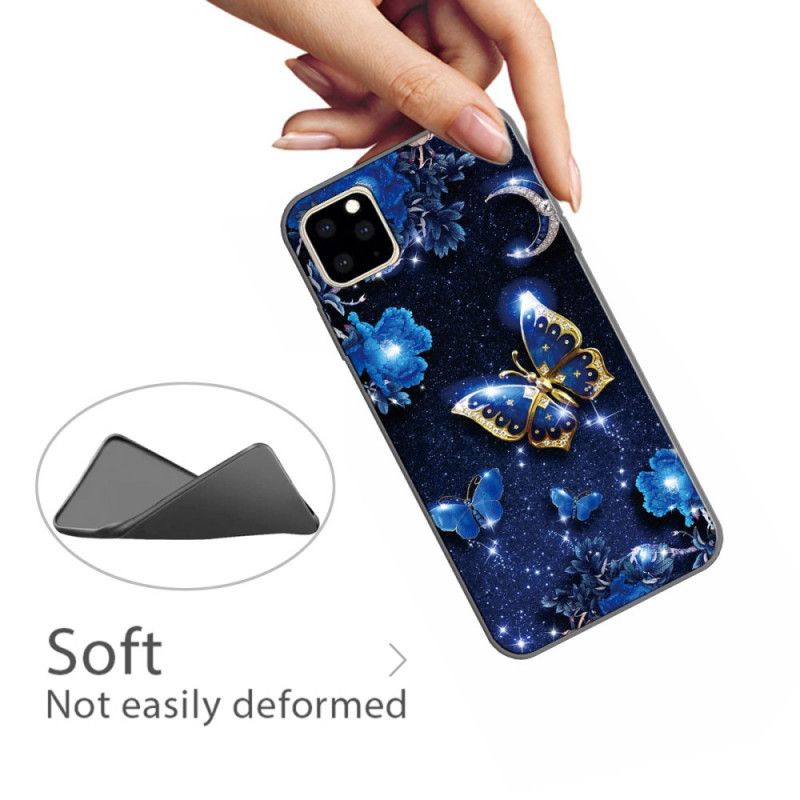 Etui iPhone 11 Pro Motyl W Księżycową Noc