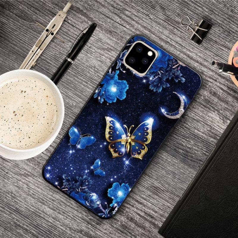 Etui iPhone 11 Pro Motyl W Księżycową Noc