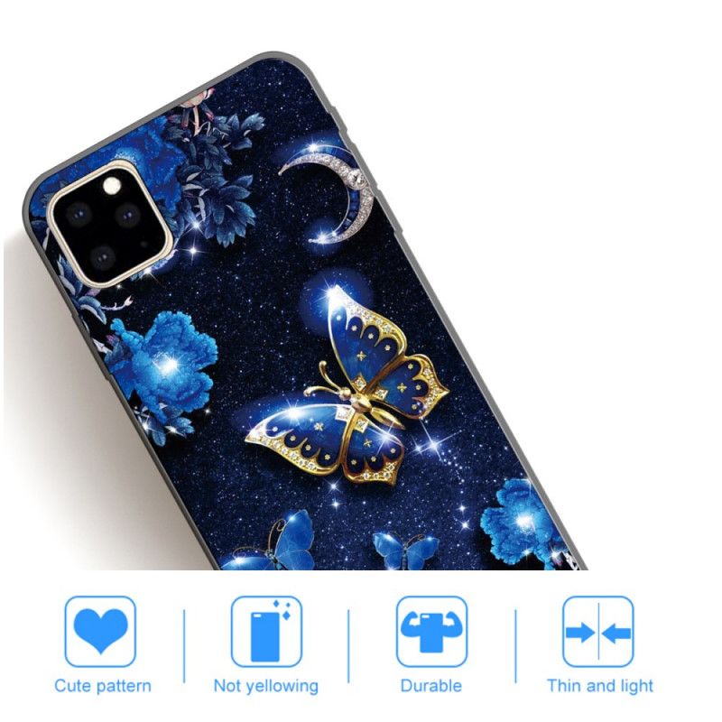Etui iPhone 11 Pro Motyl W Księżycową Noc