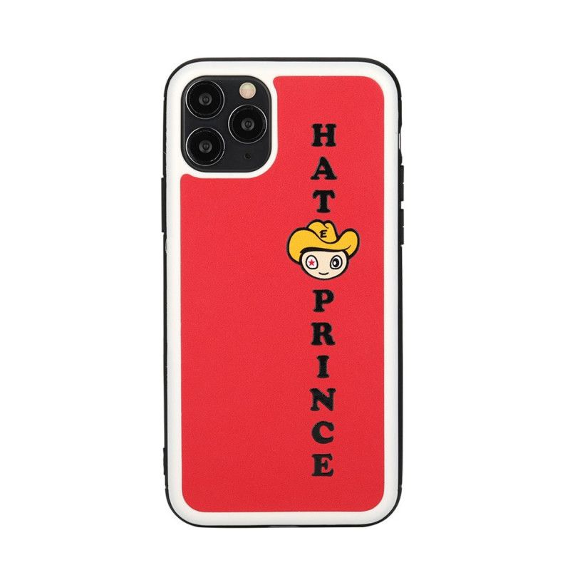 Etui iPhone 11 Pro Żółty Czerwony Seria Kreskówek Księcia Kapelusza