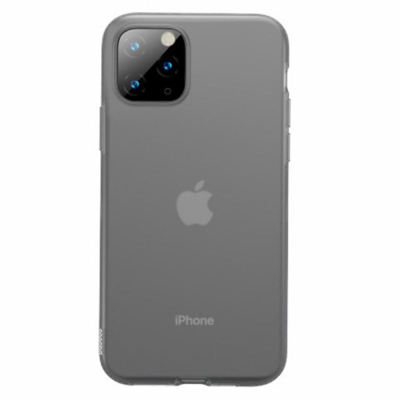 Futerały iPhone 11 Pro Czerwony Biały Etui na Telefon Płynny Silikon Baseus