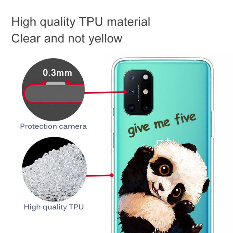 Etui OnePlus 8T Przezroczysta Panda. Daj Mi Pięć