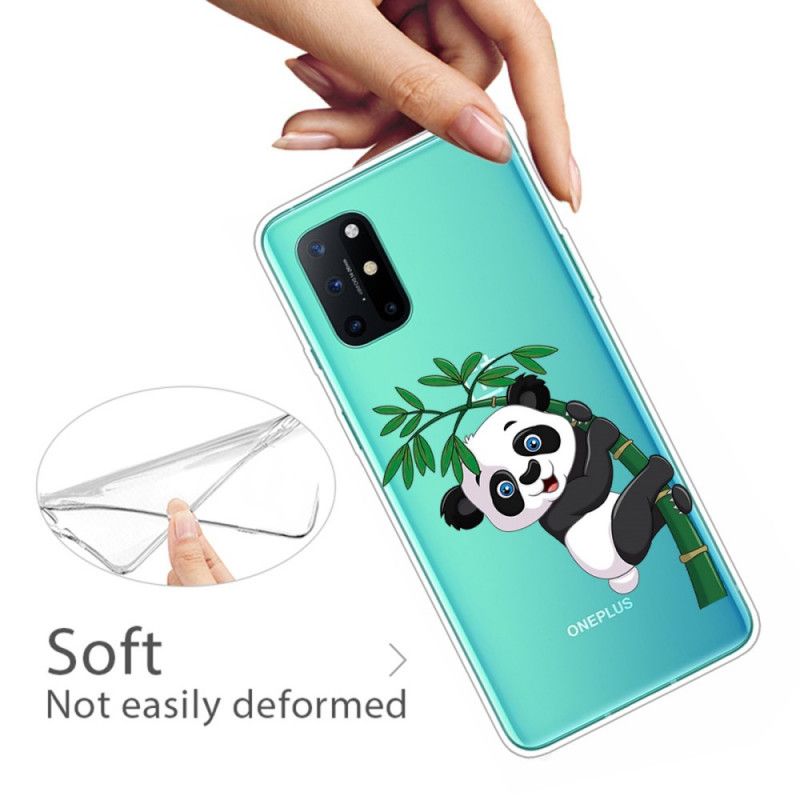 Futerały OnePlus 8T Etui na Telefon Przezroczysta Panda Na Bambusie