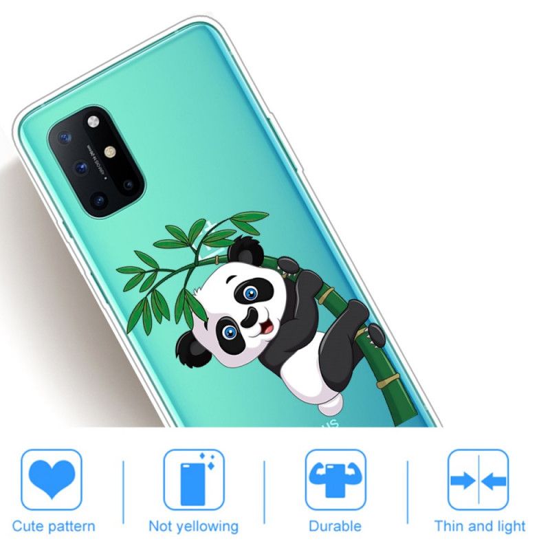 Futerały OnePlus 8T Etui na Telefon Przezroczysta Panda Na Bambusie