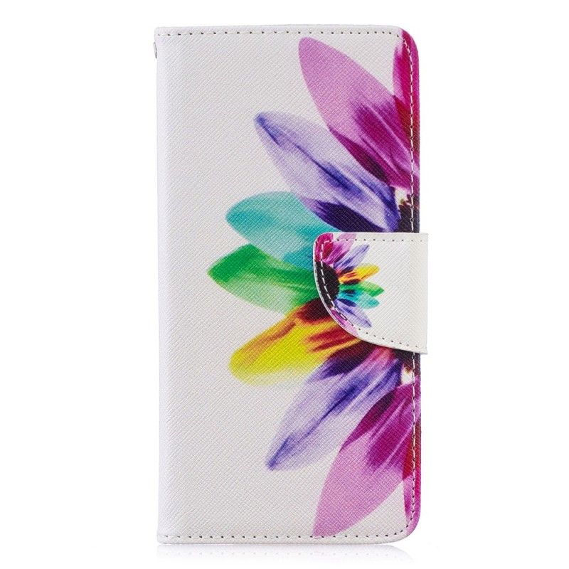 Etui Folio Huawei P30 Kwiat Akwareli