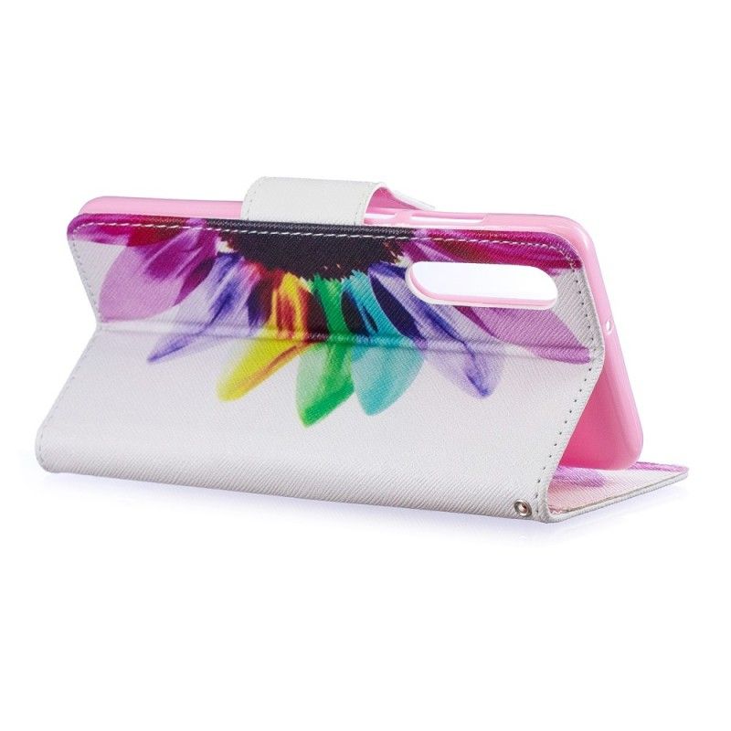 Etui Folio Huawei P30 Kwiat Akwareli