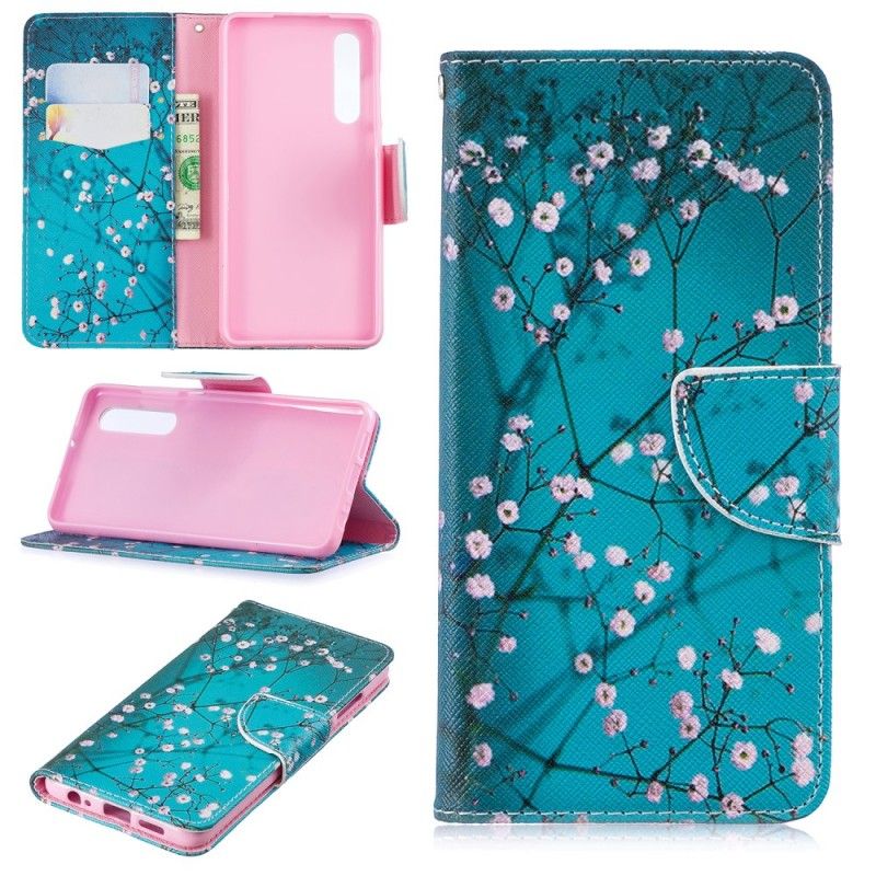 Etui Folio Huawei P30 Kwitnące Drzewo Etui Ochronne
