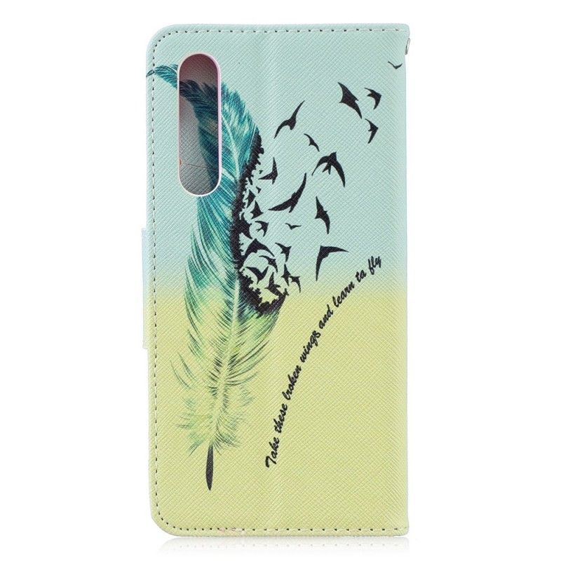 Etui Folio Huawei P30 Naucz Się Latać