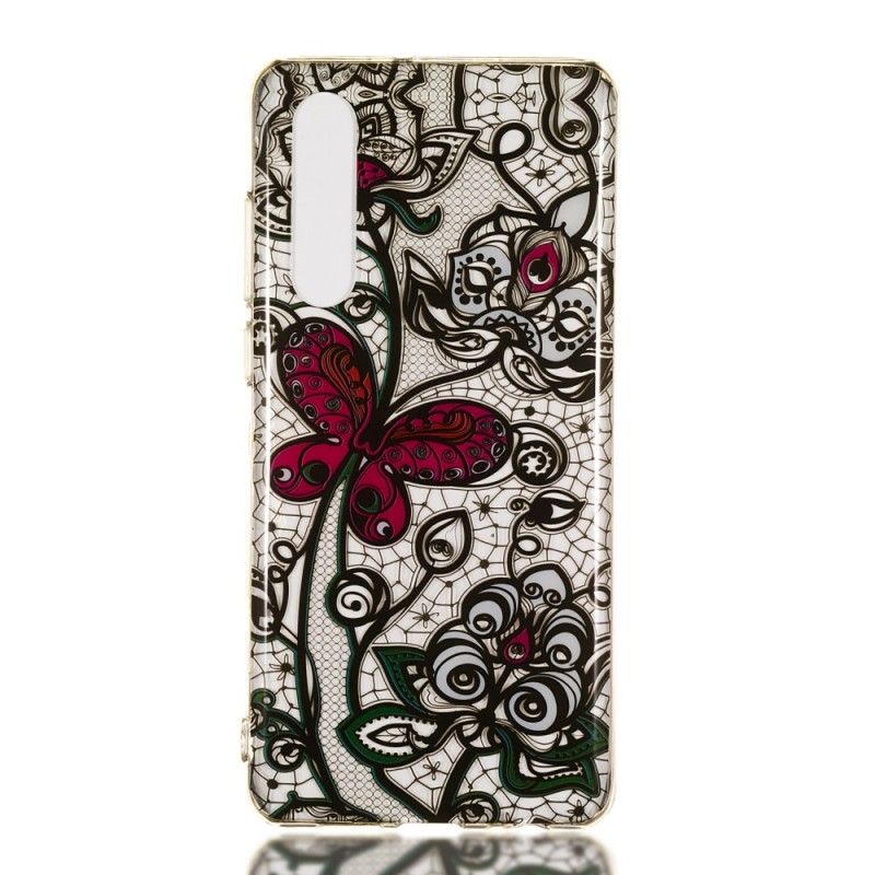 Etui Huawei P30 Motyl I Koronka Etui Ochronne