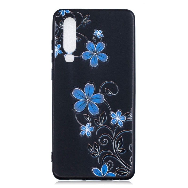 Futerały Huawei P30 Etui na Telefon Niebieskie Kwiaty