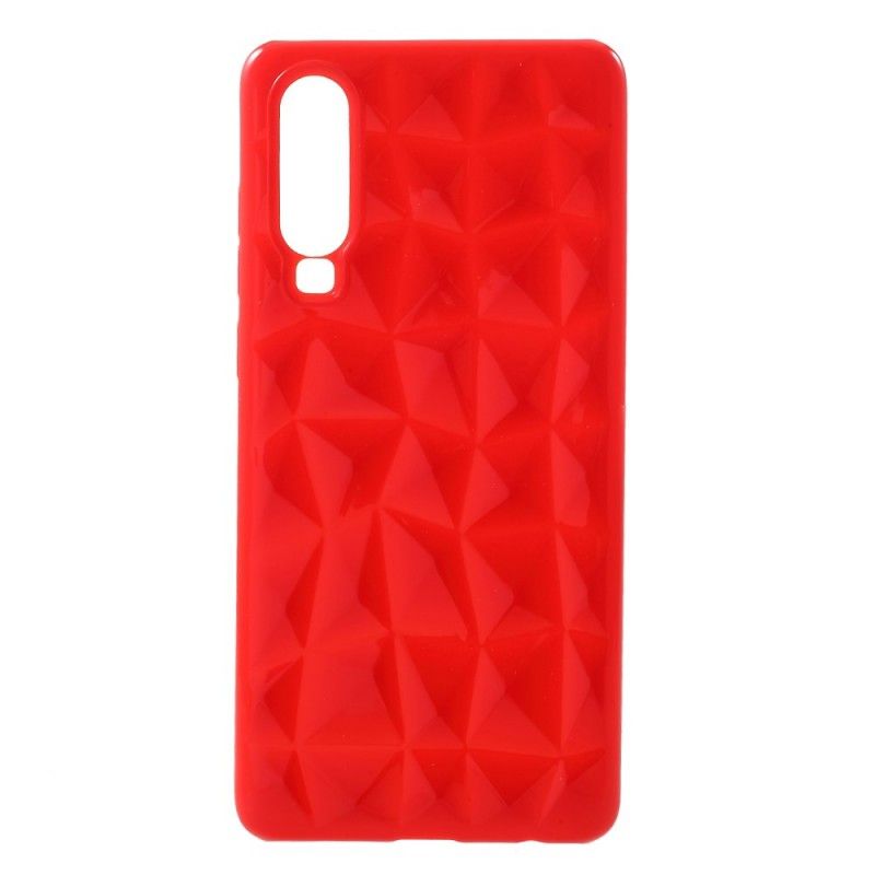 Futerały Huawei P30 Etui na Telefon Tekstura Diamentu