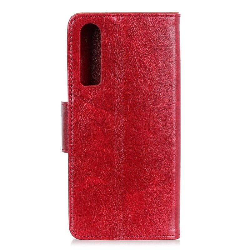 Skórzany Futerał Huawei P30 Etui na Telefon Efekt Błyszczącej Skóry