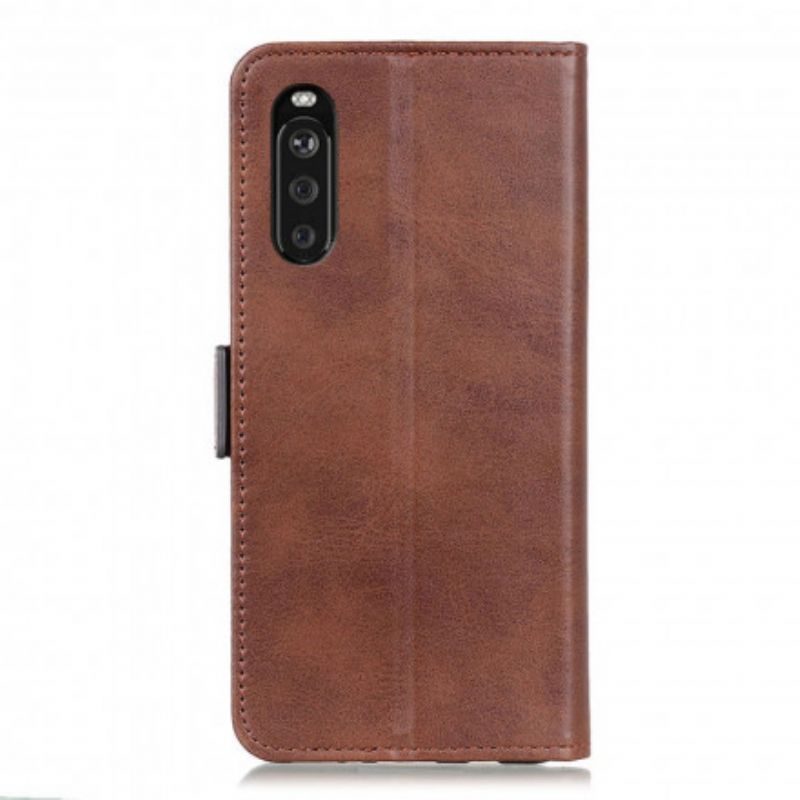 Etui Folio Do Sony Xperia 10 Iii Podwójna Klapa