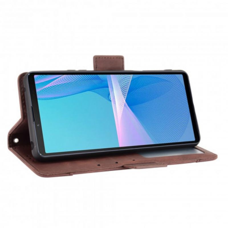 Etui Folio Sony Xperia 10 Iii Multi-karta Pierwszej Klasy