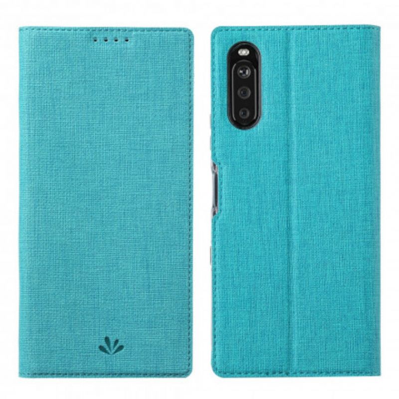 Flip Kotelot Sony Xperia 10 Iii Etui Na Telefon Teksturowane Vili Dmx