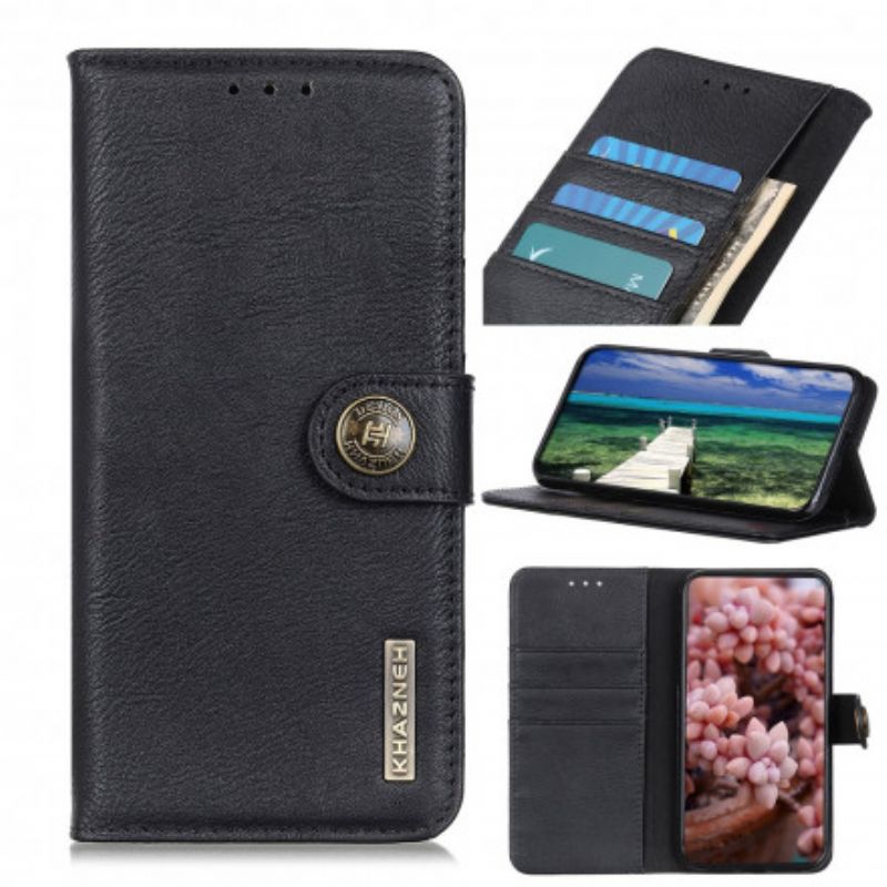 Skórzany Futerał Sony Xperia 10 Iii Etui Na Telefon Sztuczna Skóra Khazneh